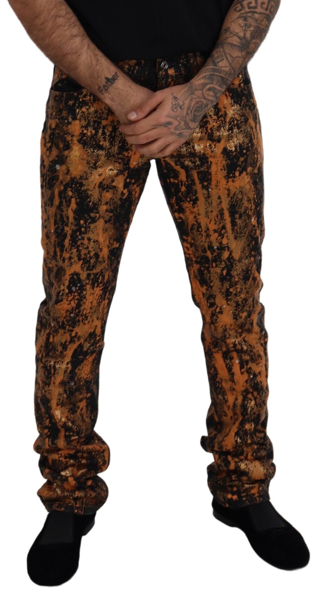 Golden Ash Cotton Denim Pants