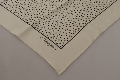 Elegant Silk Polka Dot Men's Scarf