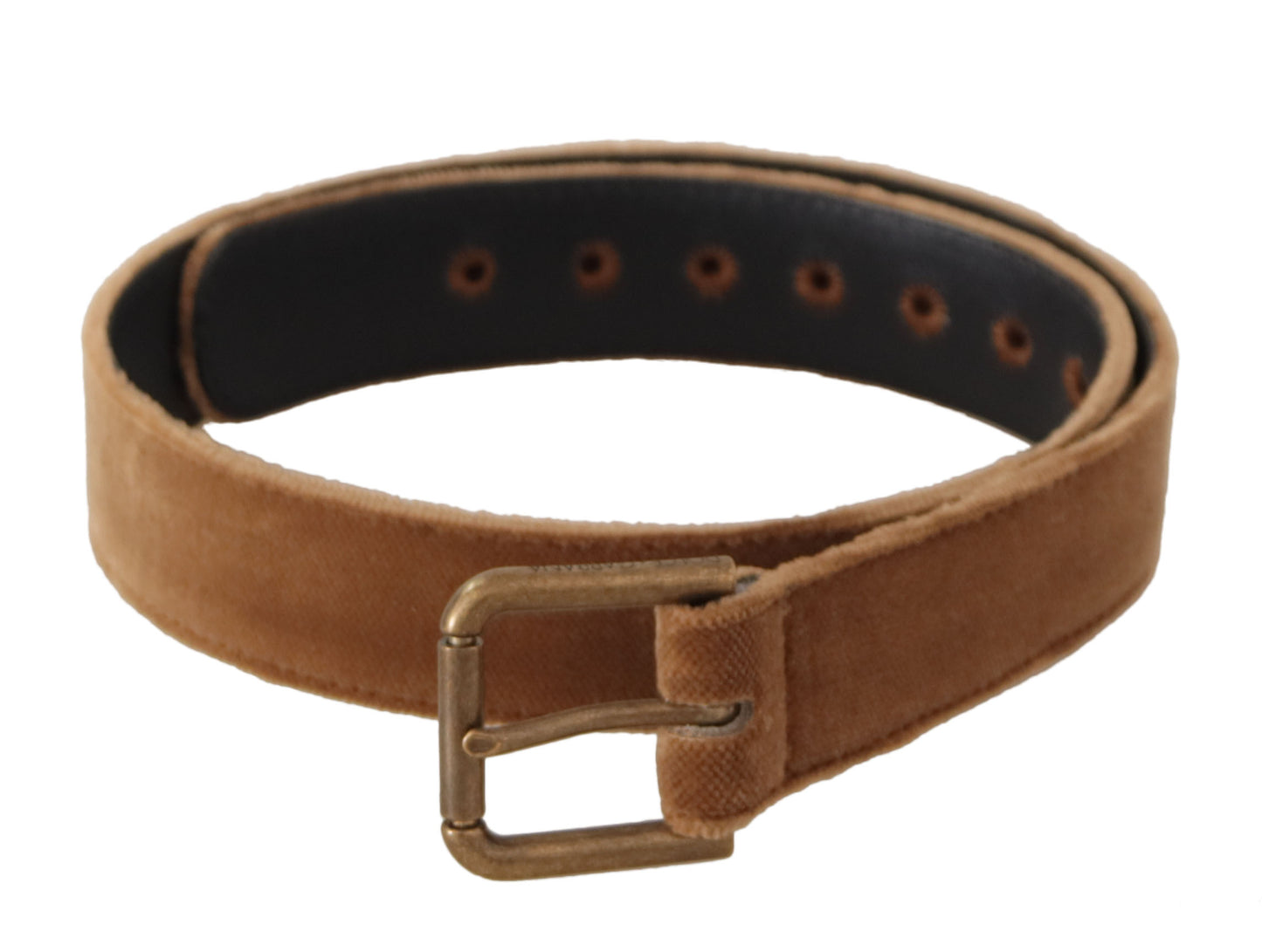 Elegant Engraved Buckle Leather Belt