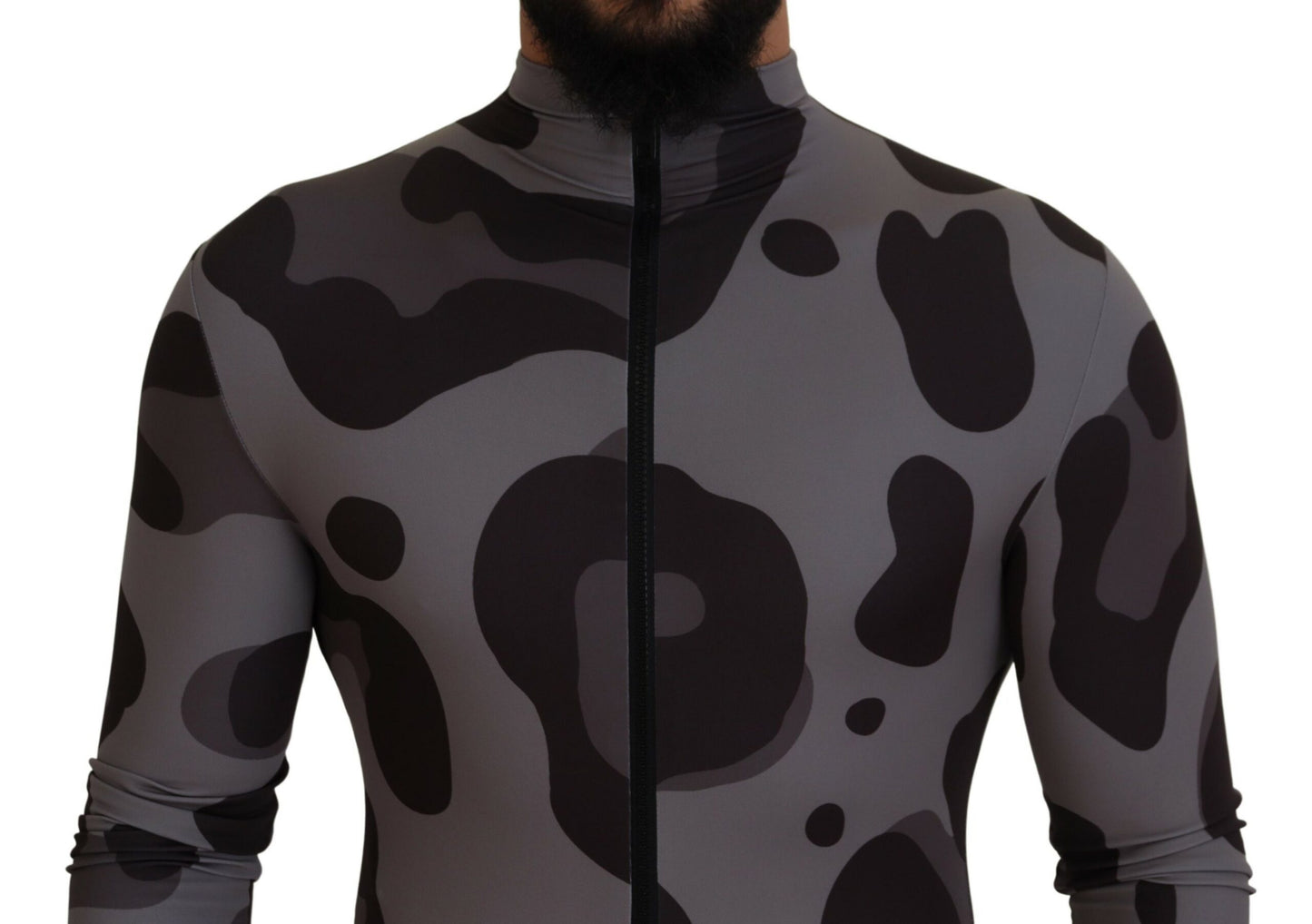 Elite Gray Patterned Men's Wetsuit Swimwear