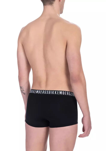 Black Cotton Men's Trunk