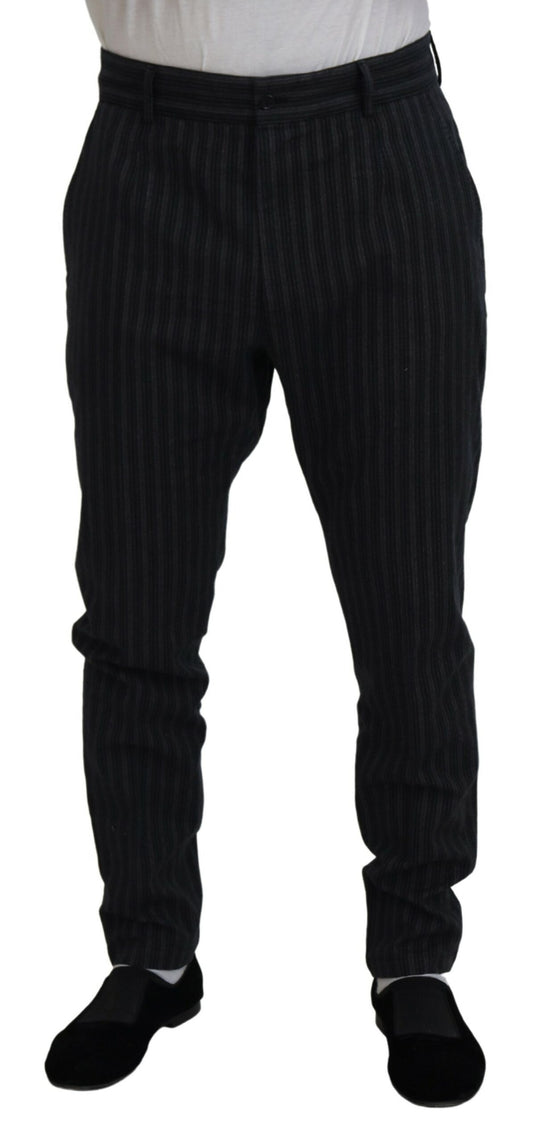 Elegant Striped Chino Dress Pants