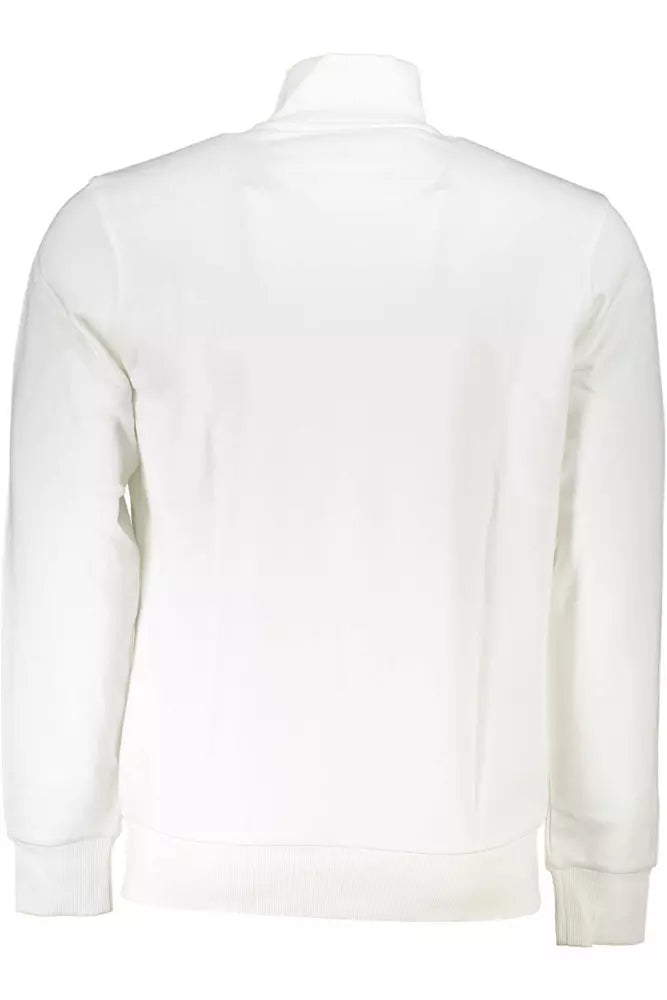 White Cotton Men Sweater