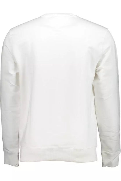 White Cotton Men Sweater