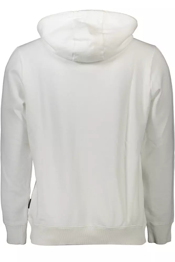 Chic White Hooded Sweatshirt