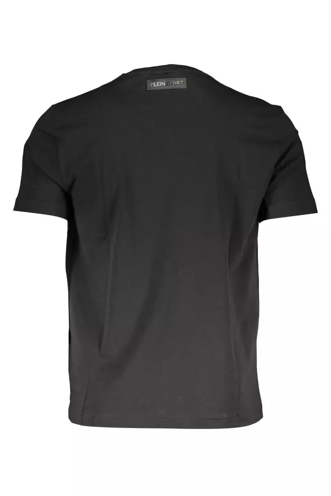 Black Cotton Men TShirt