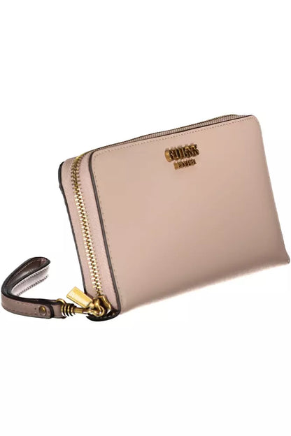 Pink Polyethylene Women Wallet