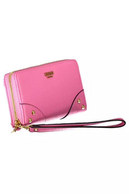 Pink Polyethylene Women Wallet