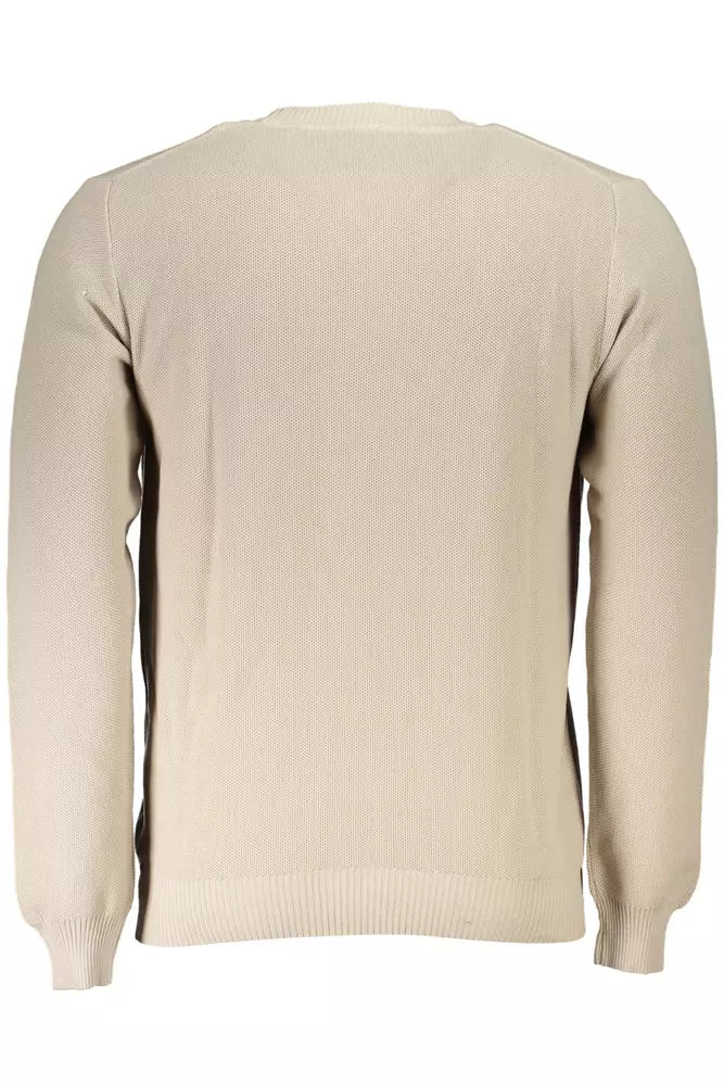 Chic Beige Organic Cotton Sweater