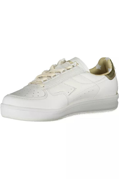 White Leather Women Sneaker