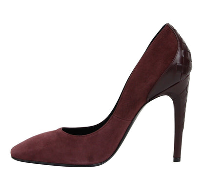 Women's Dark Rose Suede Leather Luxe Heels