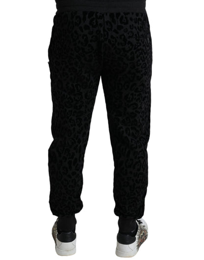 Elegant Leopard Joggers for Men