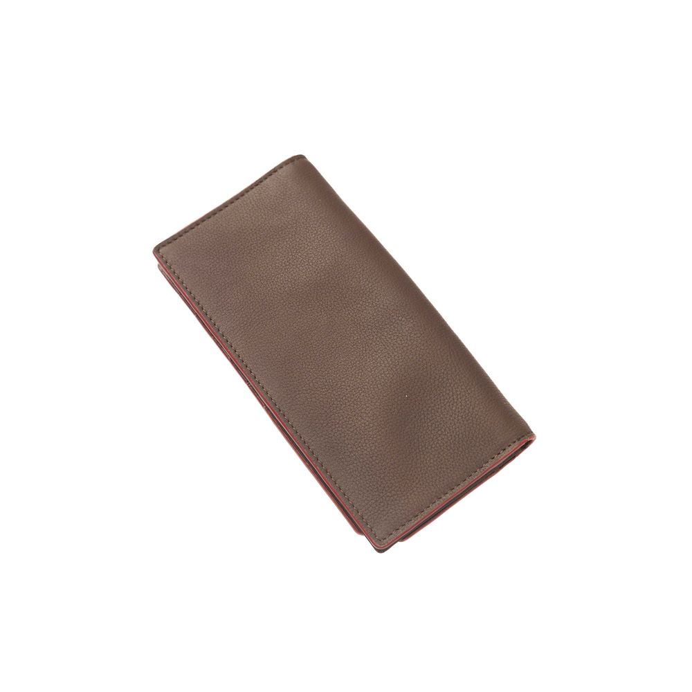 Brown Calf Leather Men Wallet