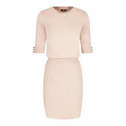 "Pink Viscose Women Dress"