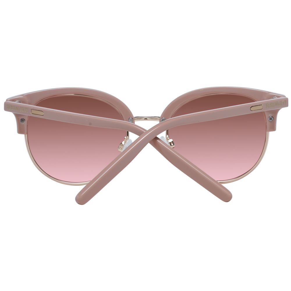 Pink Acetate & Metal Sunglasses
