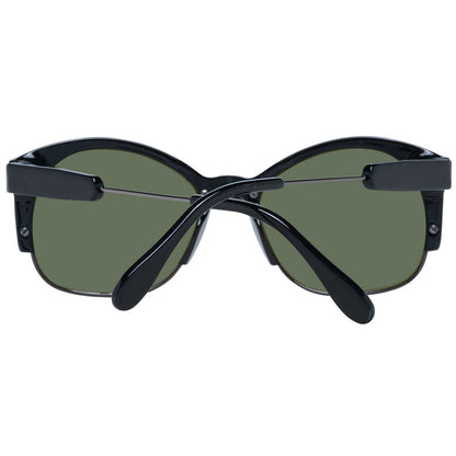 Black Acetate & Metal Sunglasses