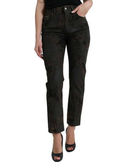 Chic Boyfriend Mid Waist Stretch Jeans