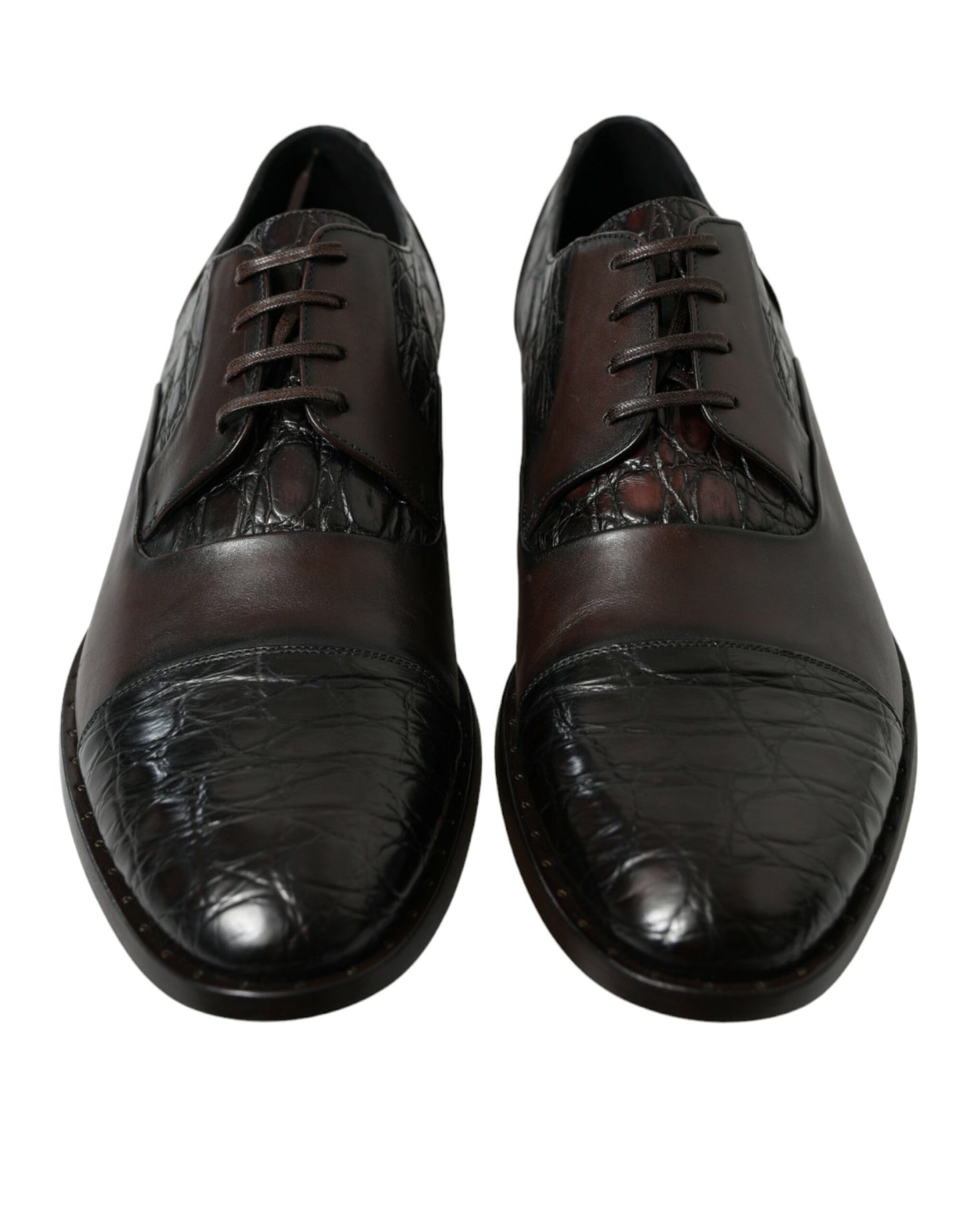 Elegant Brown Formal Derby Dress Shoes