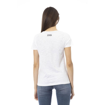 White Cotton Women Top