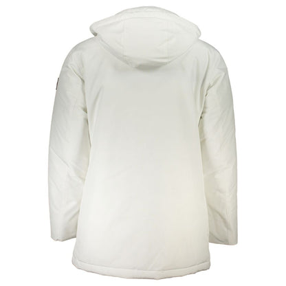 White Polyamide Men Jacket