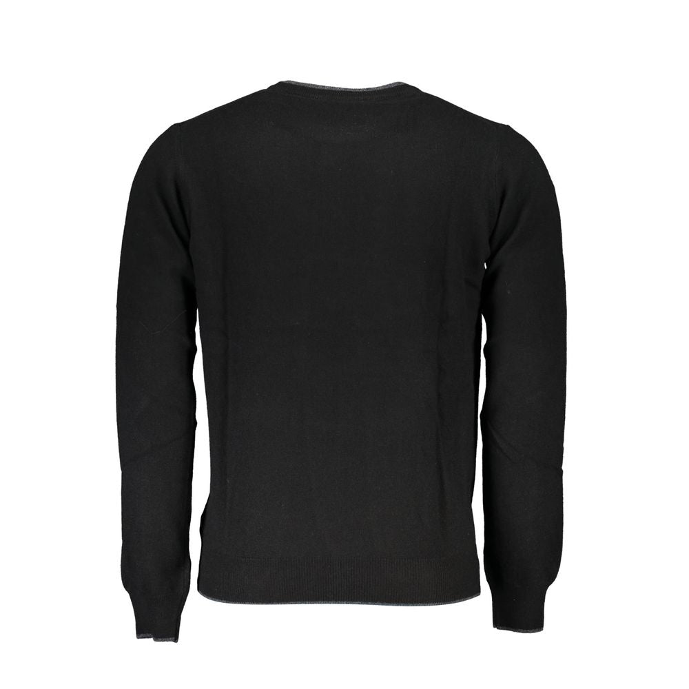 Black Polyamide Men Sweater