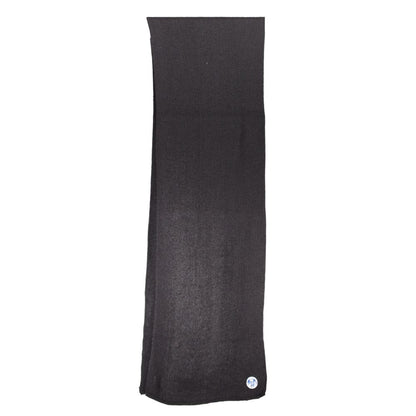 Black Cotton Men Scarf