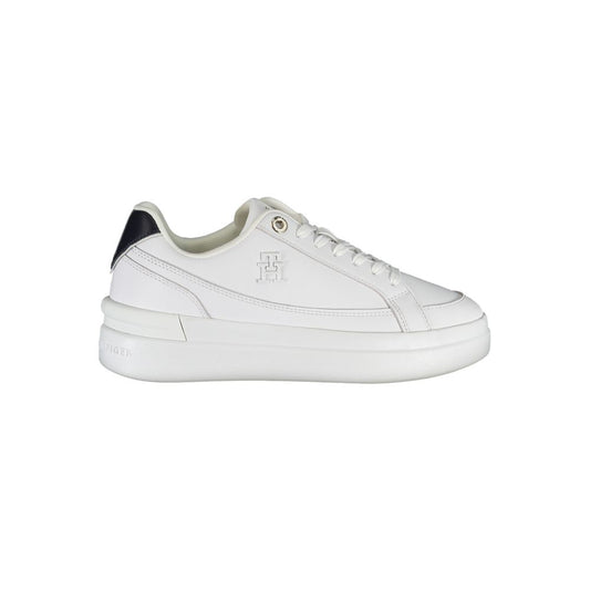 White Leather Women Sneaker