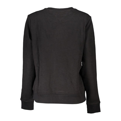 Black Cotton Women Sweater