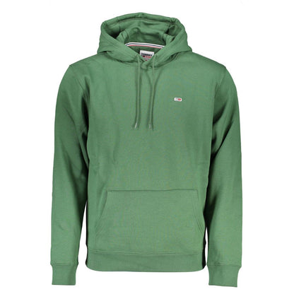 Green Cotton Men Sweater