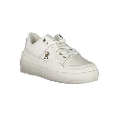 White Leather Women Sneaker