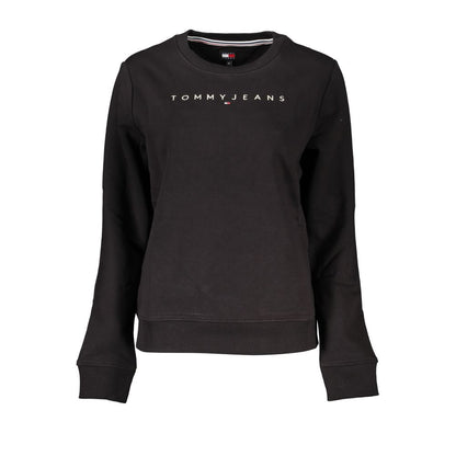 Black Cotton Women Sweater