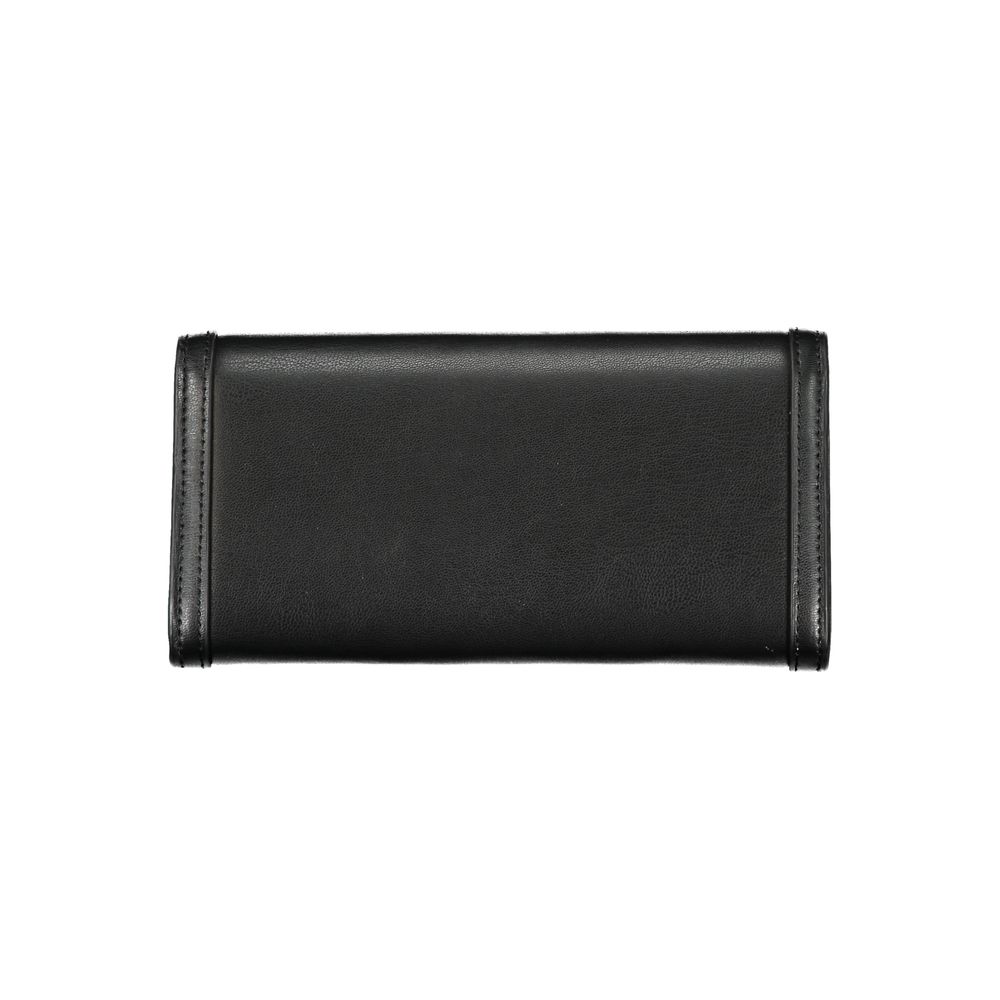 Elegant Black Dual-Compartment Wallet