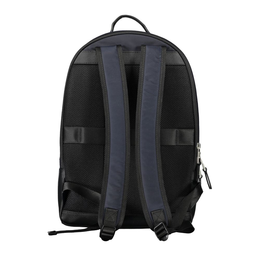 Elegant Contrast Detail Blue Backpack