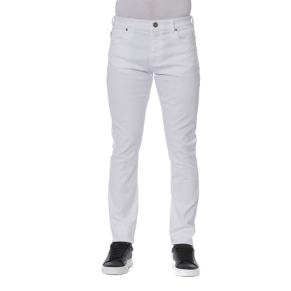 White Cotton Men's Jeans