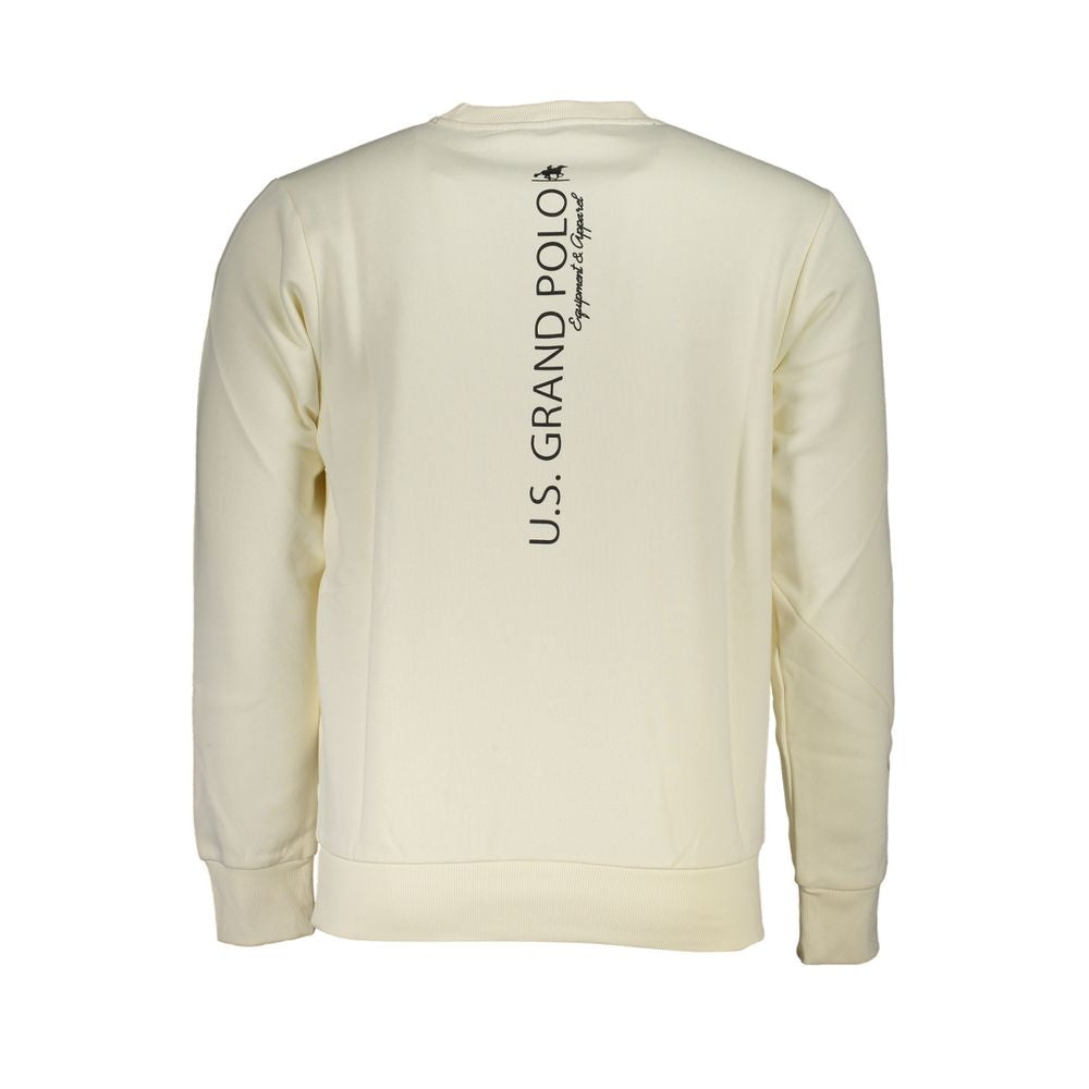 Classic White Crew Neck Sweatshirt