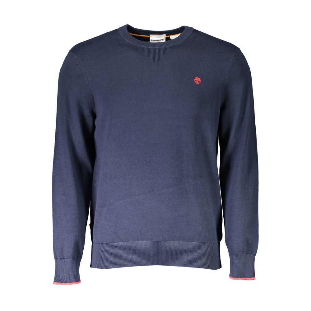 Classic Organic Crew Neck Sweater in Blue