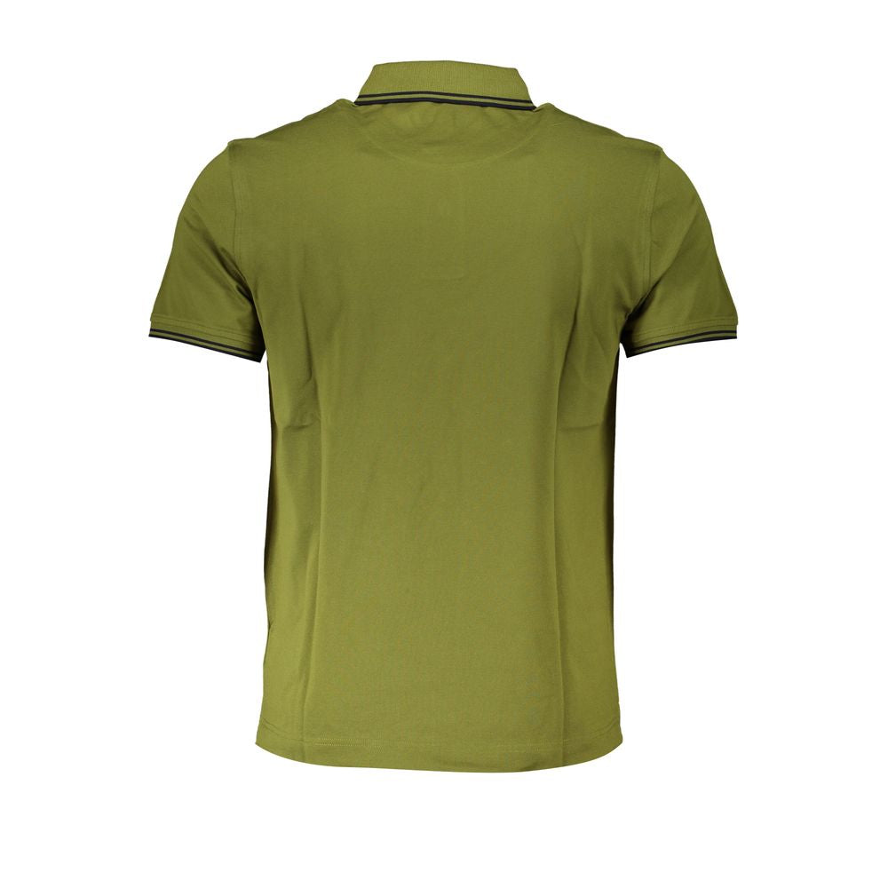 Sharp Green Contrast Polo Shirt