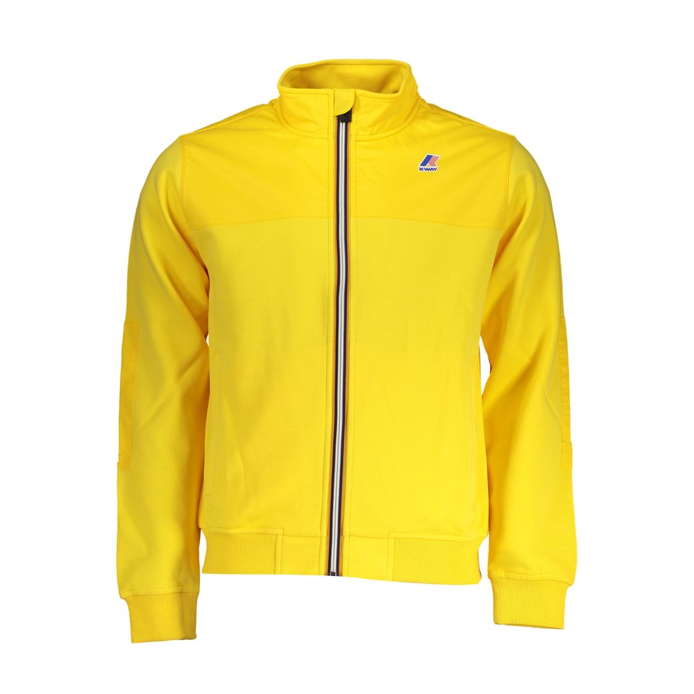 Sunshine Yellow Long-Sleeved Zip Sweatshirt