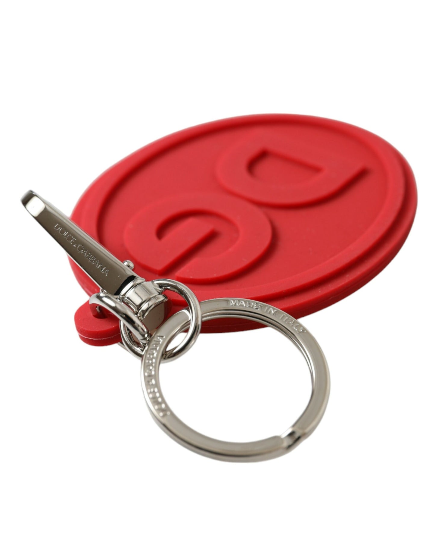 Elegant Red Trifold Key Holder Case