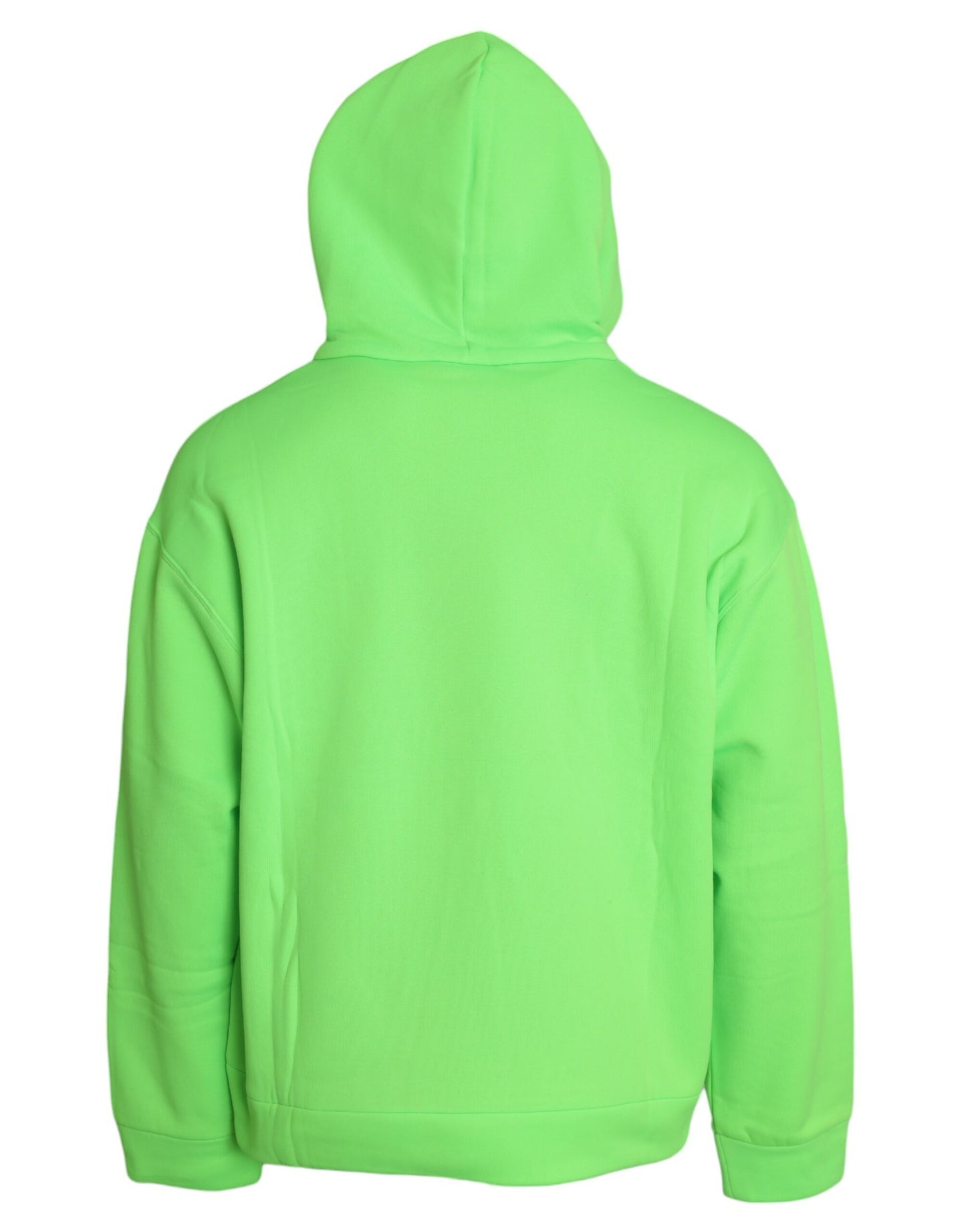 Neon Green Hooded Top Pullover Sweater