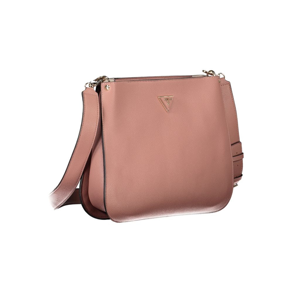 Pink Polyethylene Handbag