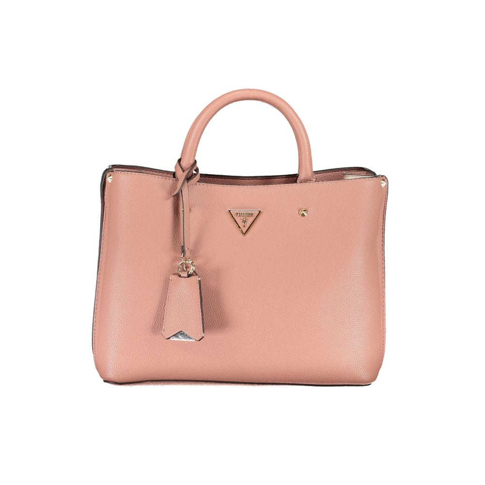 Pink Polyethylene Handbag