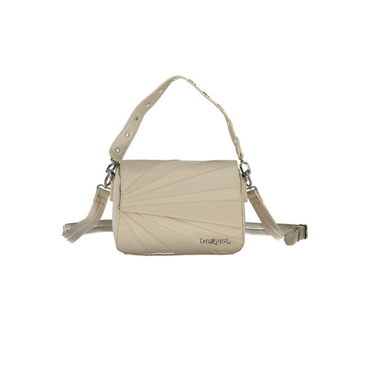 Beige Polyethylene Handbag