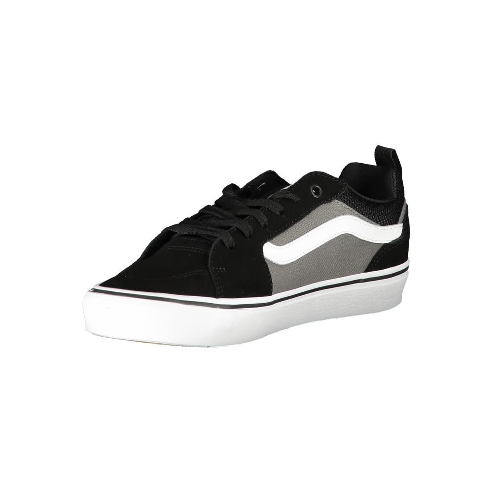 Black Polyester Sneaker