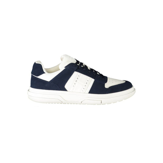 Blue Polyester Sneaker