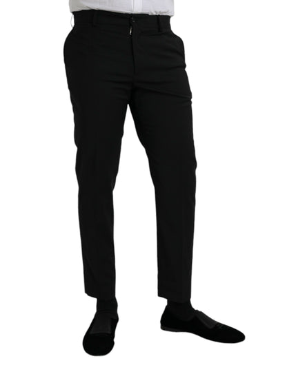 Black Wool SlimFit Dress Formal Pants