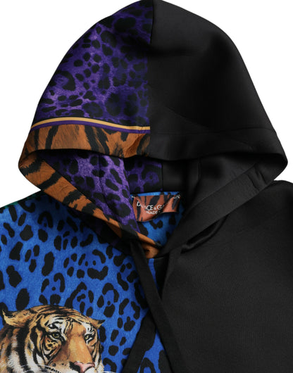 Multicolor Tiger Hooded Sweatshirt Sweater