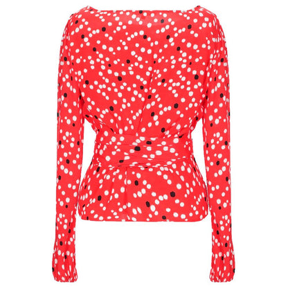 Red Polyester Sweater