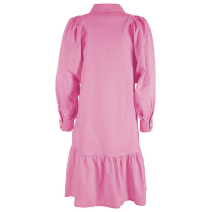 Pink Cotton Women Dress