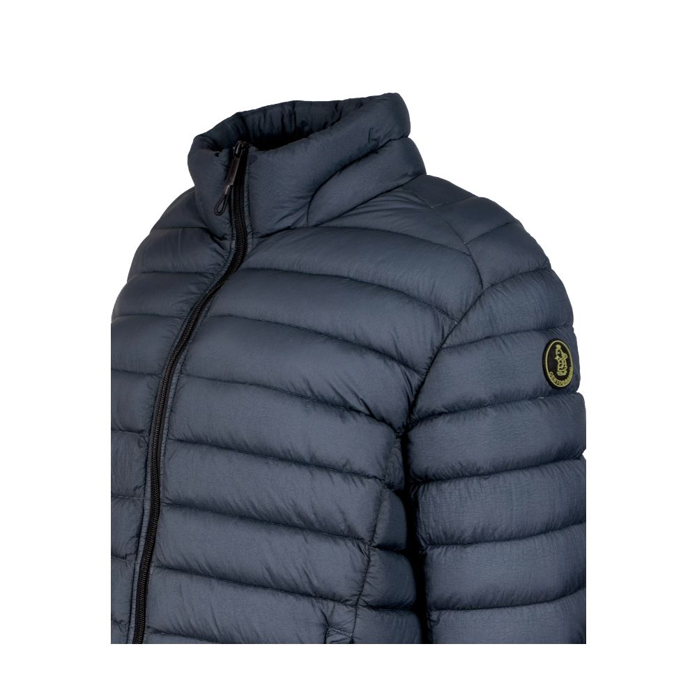 Chic Blue Padded Zip Vest for Men